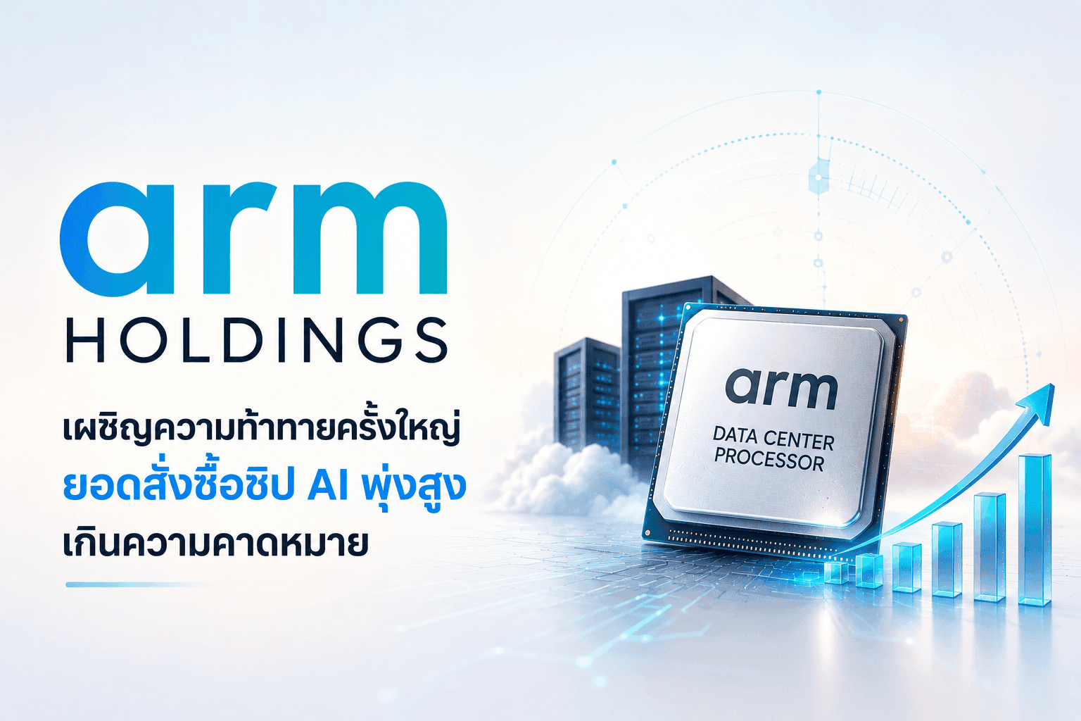 Arm เจอวิกฤตชิปขาดตลาด! ยอดดีมานด์ AGI CPU พุ่งทะลุ 2,000 ล้านดอลลาร์