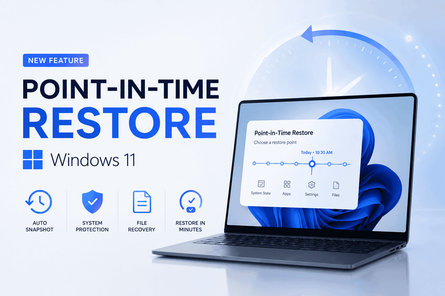 ฟีเจอร์ใหม่ Windows 11: "Point-in-Time Restore" กู้คืนระบบง่ายขึ้น
