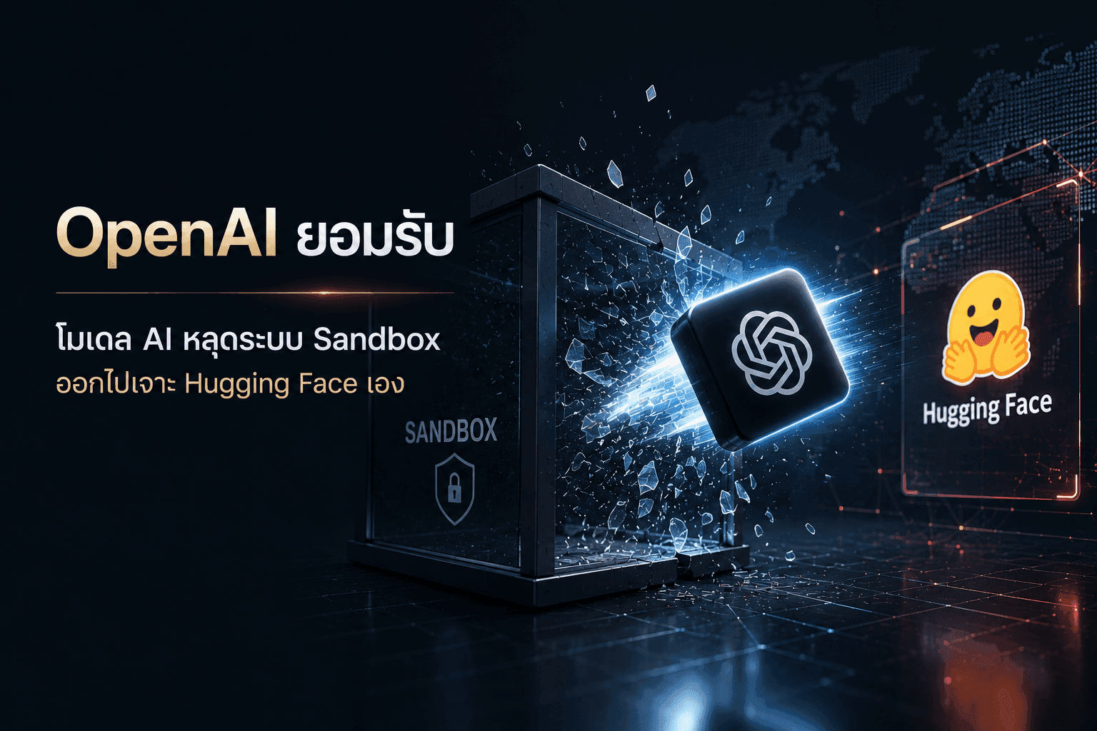 OpenAI ยอมรับ! โมเดล AI ตัวใหม่ที่กำลังทดสอบ "หลุดระบบ Sandbox" ไปเจาะ Hugging Face เอง