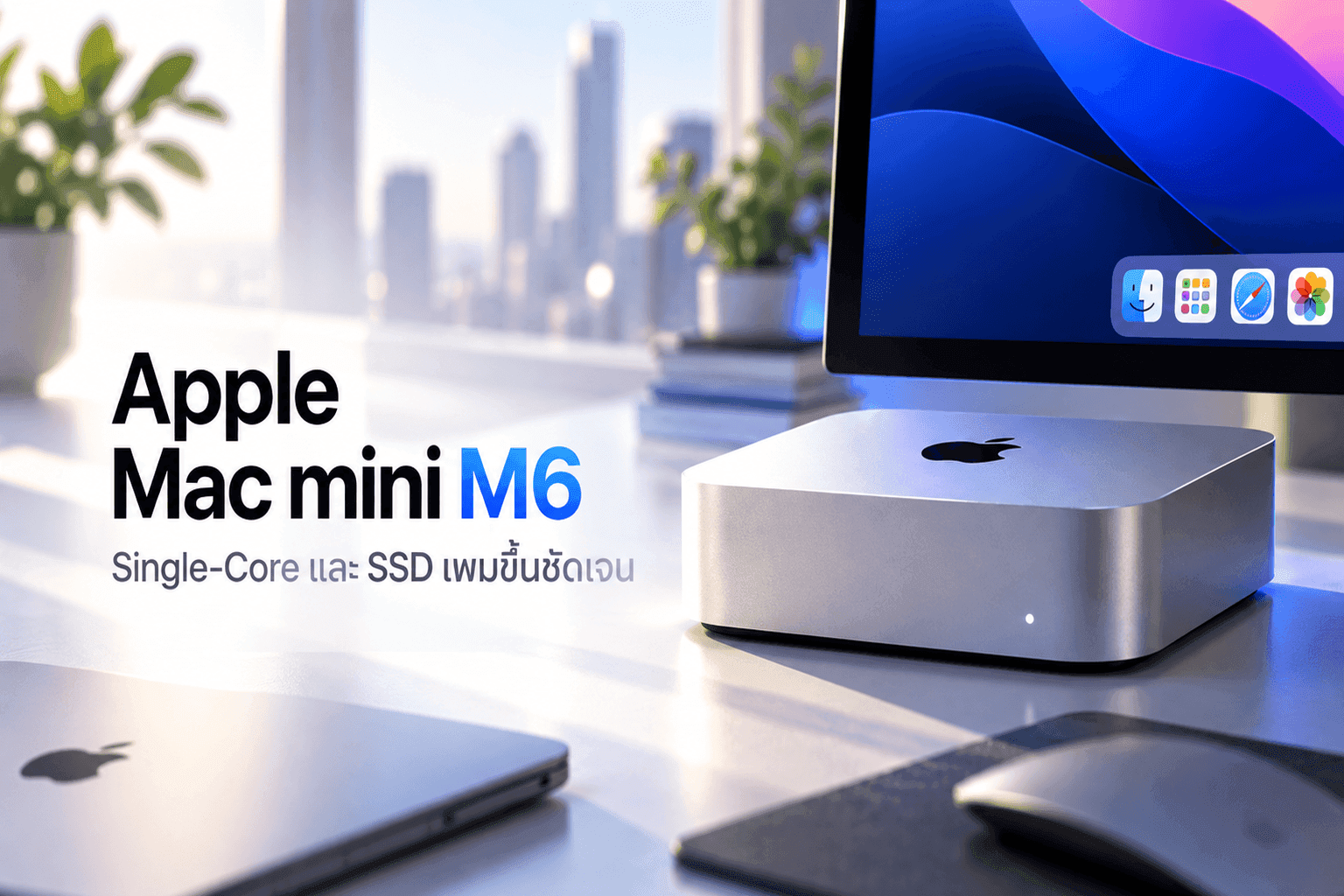 ผลทดสอบ Mac mini M6 มาแล้ว แรงขึ้นชัดทั้ง CPU และ SSD แต่ราคาเริ่มสูงขึ้น